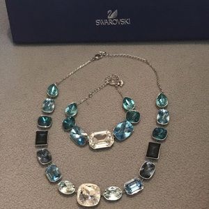 Swarovski Necklace and Bracelet Set